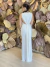 Vestido Longo em Jersey Branco Luciana - Emporium Carolina