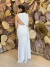 Vestido Longo em Jersey Branco Luciana - loja online