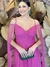 Imagem do Vestido Longo com Capa Leda Pink - Com Brilho.