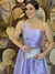 Vestido Longo um ombro só em Zibeline Leandra Lavanda na internet