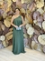 Vestido Longo um ombro só Verde Oliva Domenica - comprar online