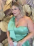 Vestido Longo um ombro só Plus Size Lena Verde Menta na internet