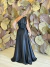 Vestido Longo um ombro só Plus Size Lena Preto - Emporium Carolina