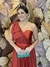 Vestido Longo em Tule Um ombro Só Terracota Mia na internet