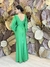 Vestido com Mangas Longas Verde Claro Virginia - Emporium Carolina