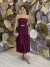 Vestido Midi Marsala Maisa - comprar online