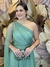 Vestido Longo em Tule um ombro só Yasmin Verde Oliva na internet