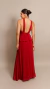 Vestido Longo Frente única Vermelho Mariah na internet