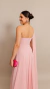 Vestido Longo um ombro só com capa Rose Carol - Emporium Carolina