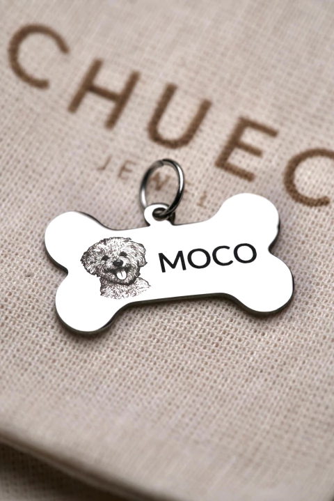 Medalla huesito perro - comprar online