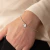 Pulsera pelotitas plata