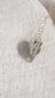 corazon plata huella - comprar online