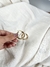 Argolla acero dorado - comprar online