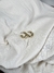 Argolla ancha acero dorado - comprar online