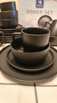 JUEGO VAJILLA X16 PIEZAS AMANDA - comprar online