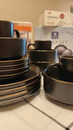 JUEGO VAJILLA X16 PIEZAS CAROLINA - tienda online