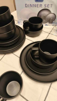 JUEGO VAJILLA X16 PIEZAS AMANDA - tienda online