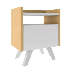 Cómoda Nórdica 6 Cajones 1,40 mts + 2 Mesas de Luz Nórdica 1 Cajón - Señores Muebles