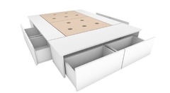 COMBO BOX CAMA 160x200 + RESPALDO 160