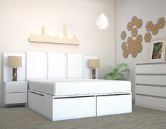 COMBO BOX CAMA 160x200 + RESPALDO 160 - comprar online