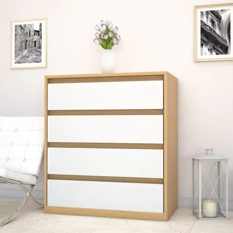 COMODA HANDLE 4 CAJONES