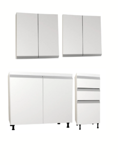 Combo Bajo Mesada + Alacenas 120cms Armado Modulos