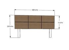 RESPALDO CAMA EXA - Señores Muebles