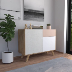 VAJILLERO NORDICO "AKE" 2 PUERTAS Y CAJON - comprar online