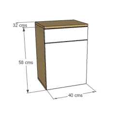 Imagen de MESA DE LUZ LARA
