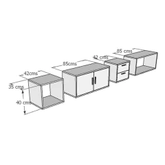 Biblioteca 4 Módulos - tienda online