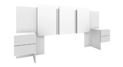 COMBO BOX CAMA 160x200 + RESPALDO 160 - comprar online