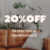 20% off abonando en EFECTIVO