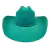Chapeu Sibu Jeito De Cowboy Turquesa na internet