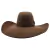 Chapéu Country Pralana Extreme C/ Viés Marrom na internet