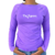 Camiseta Uv50+ Térmica Feminina Texas Farm Roxo Lavanda