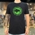 Camiseta preta masculina com estampa verde de um búfalo e o texto "Tatanka Clothes - Native Culture - Wild Culture - Established 2014".
