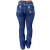 Calça Fem Tex Team Carpinteira Bordada Azul - loja online