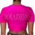 Cropped Boiadeira Top Country Manga Curta Rosa - comprar online