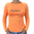 Camiseta Uv50+ Térmica Feminina Texas Farm Laranja