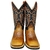 Bota Texana Mr. West Bordado Lateral Laranja - Rodeio Shop Moda Country | Sua Loja Country 24 horas