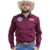 Camisa Country Masculina Cowboy 120X Bordo