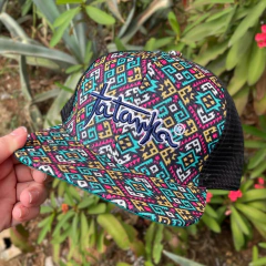 Boné Tatanka Trucker Estampa Navajo/Tela Preto