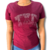 T-Shirt Feminina Txc Bordo Ref:50913