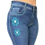 Calça Feminina All Western Bordada Apache Azul - Rodeio Shop Moda Country | Sua Loja Country 24 horas