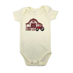 Body Baby Mini Farm Manga Curta Tractor