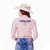 Camisa Feminina Manga Longa Bordada Texas Farm Cap007 Rosa Bb na internet