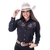 Camisa Feminina Manga Longa Texas Farm Rodeio Caf080 Preta