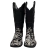 Bota Feminina Hoper Vimar Preto C/Brilho Ref.13103 na internet
