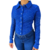Body Feminino Strass Zoe Western Azul Royal - comprar online