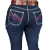Calça Feminina Docks Flare Xtreme Bordada Rosa - Rodeio Shop Moda Country | Sua Loja Country 24 horas